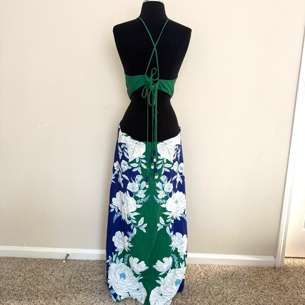 FARM Rio Soft Garden Flower Maxi Dress Size XL - Picture 6 of 14